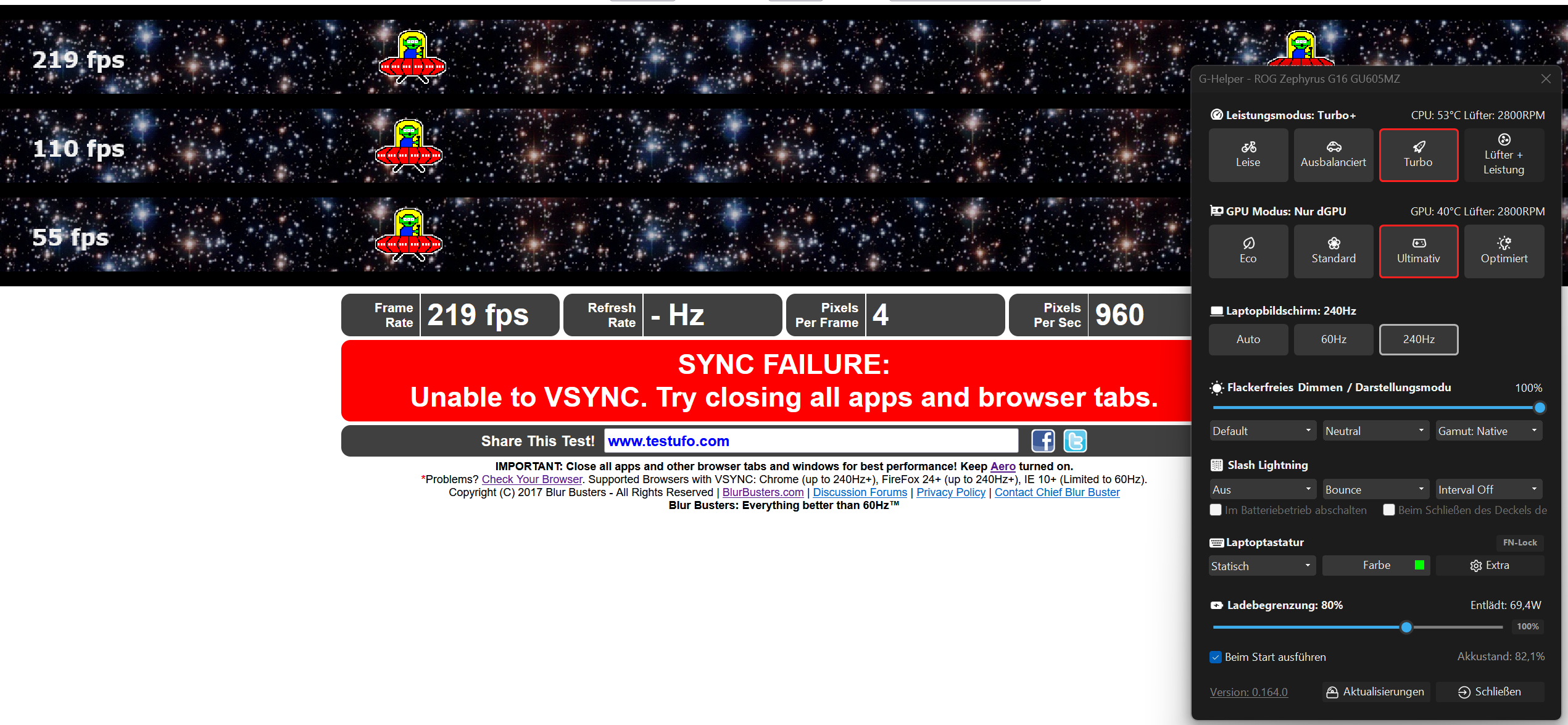 SYNC FAILURE