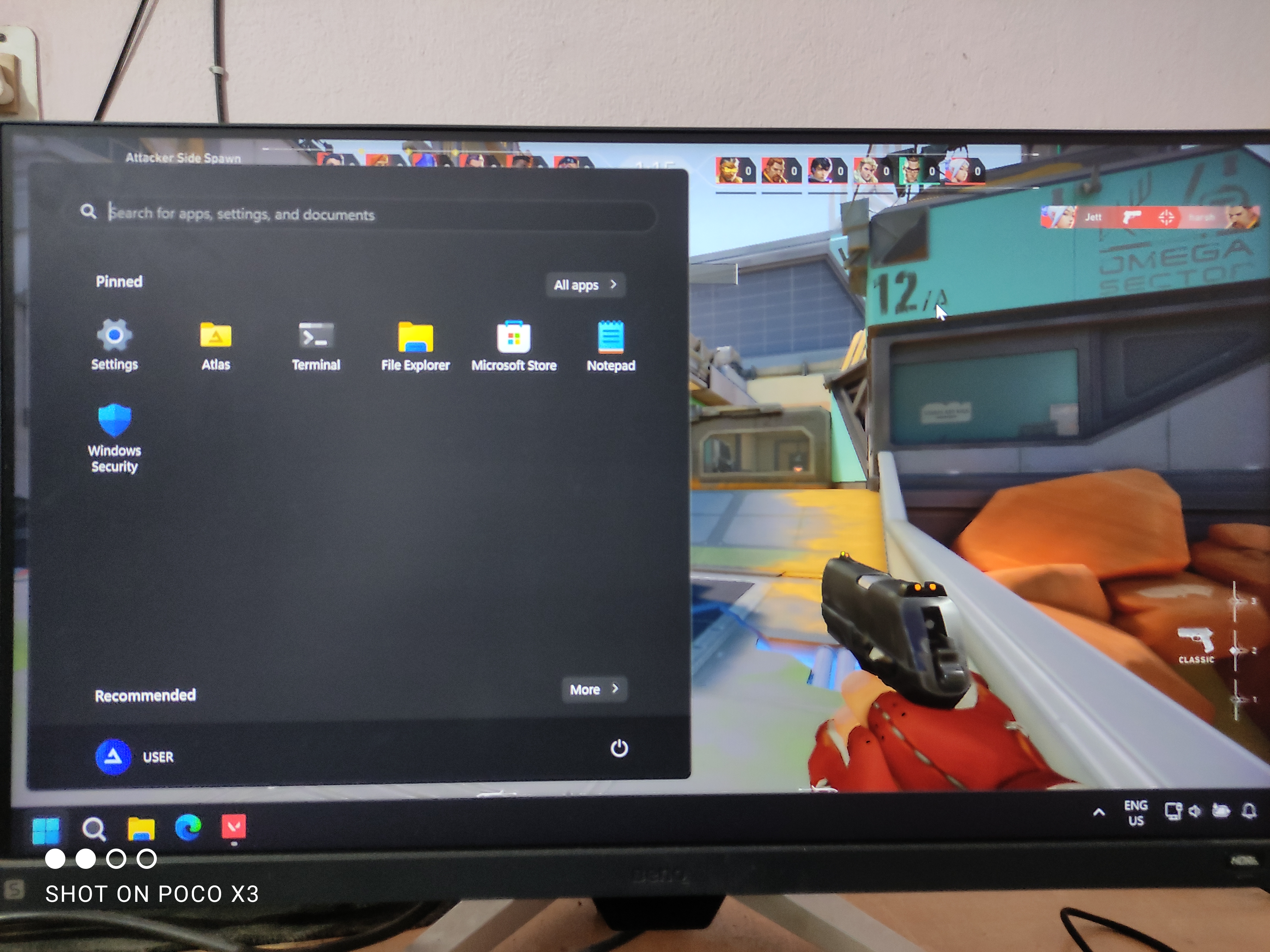 When I press window key and this appears, the game feels true 165htz.